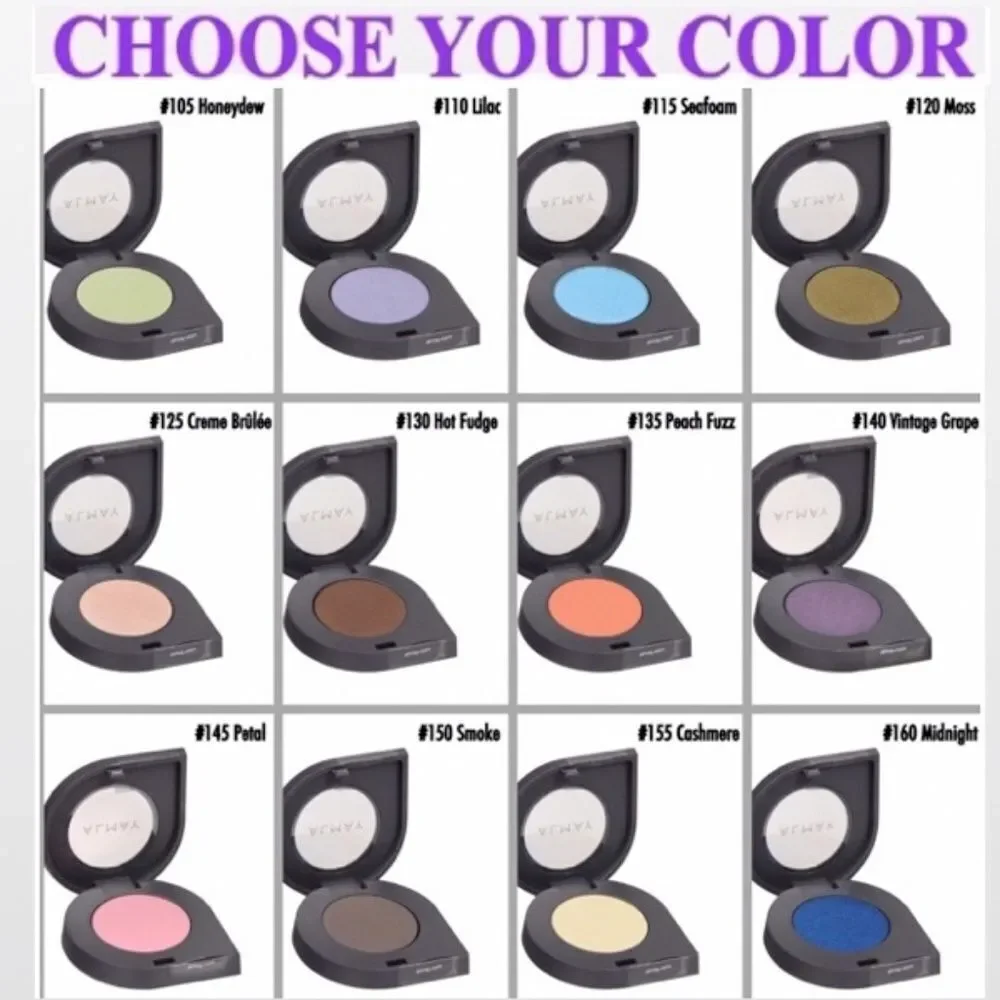 New Almay Make Up Eyeshadow Womens I-Color Light Green Metallic Honeydew NWT